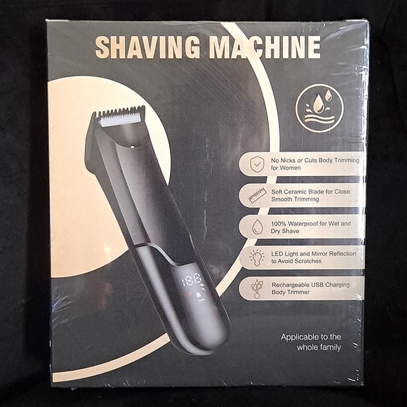 Shaving Machine Body Trimmer Ceramic Blade Rechargable Shaver Waterproof - Picture 1 of 7